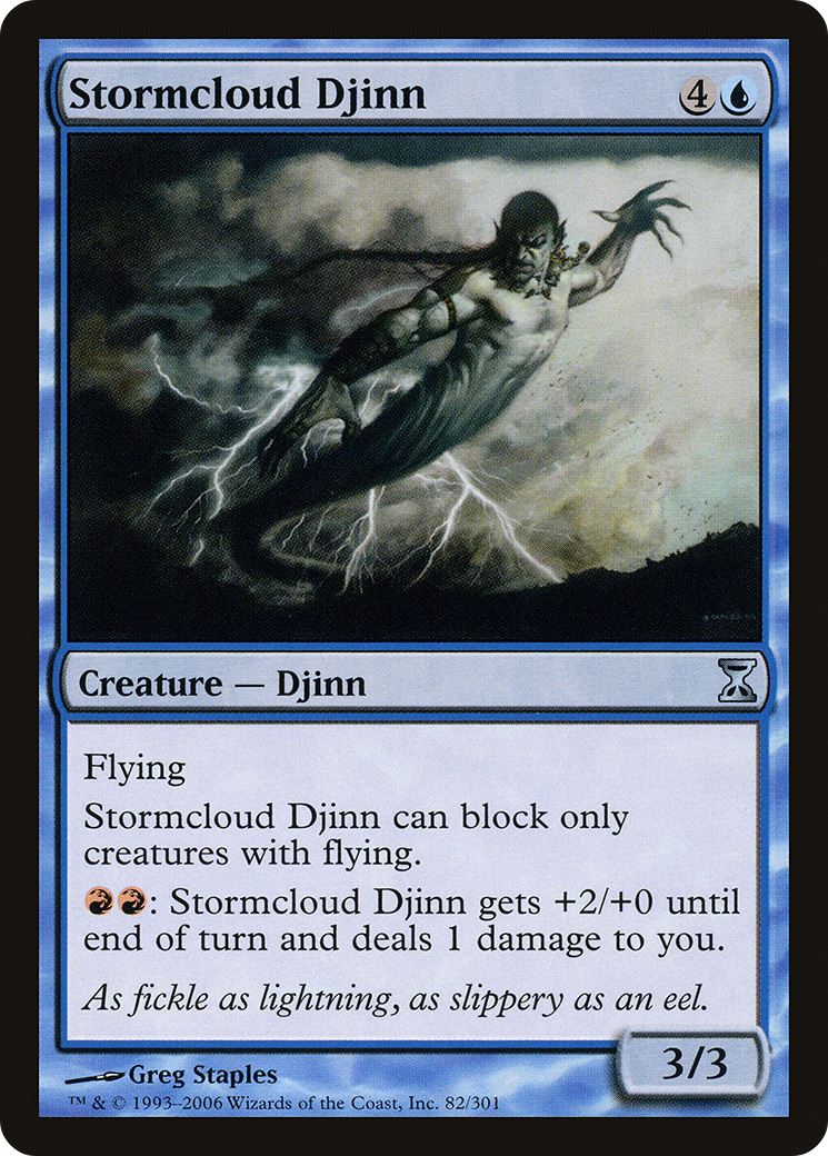 Stormcloud Djinn [Time Spiral] Foil