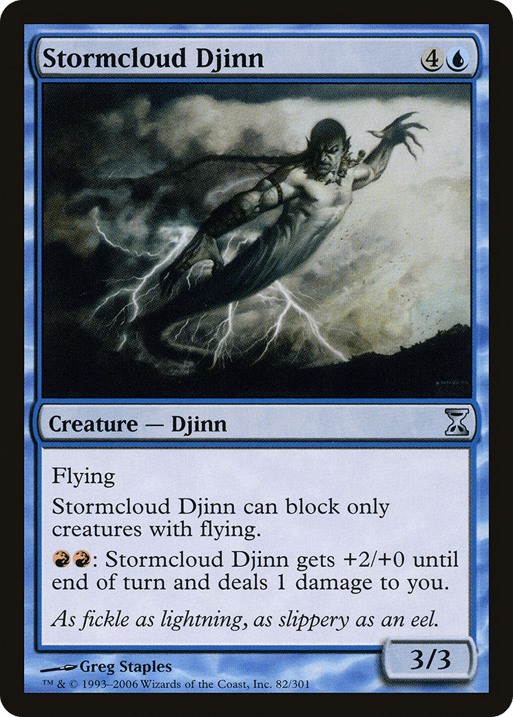 Stormcloud Djinn [Time Spiral] Foil