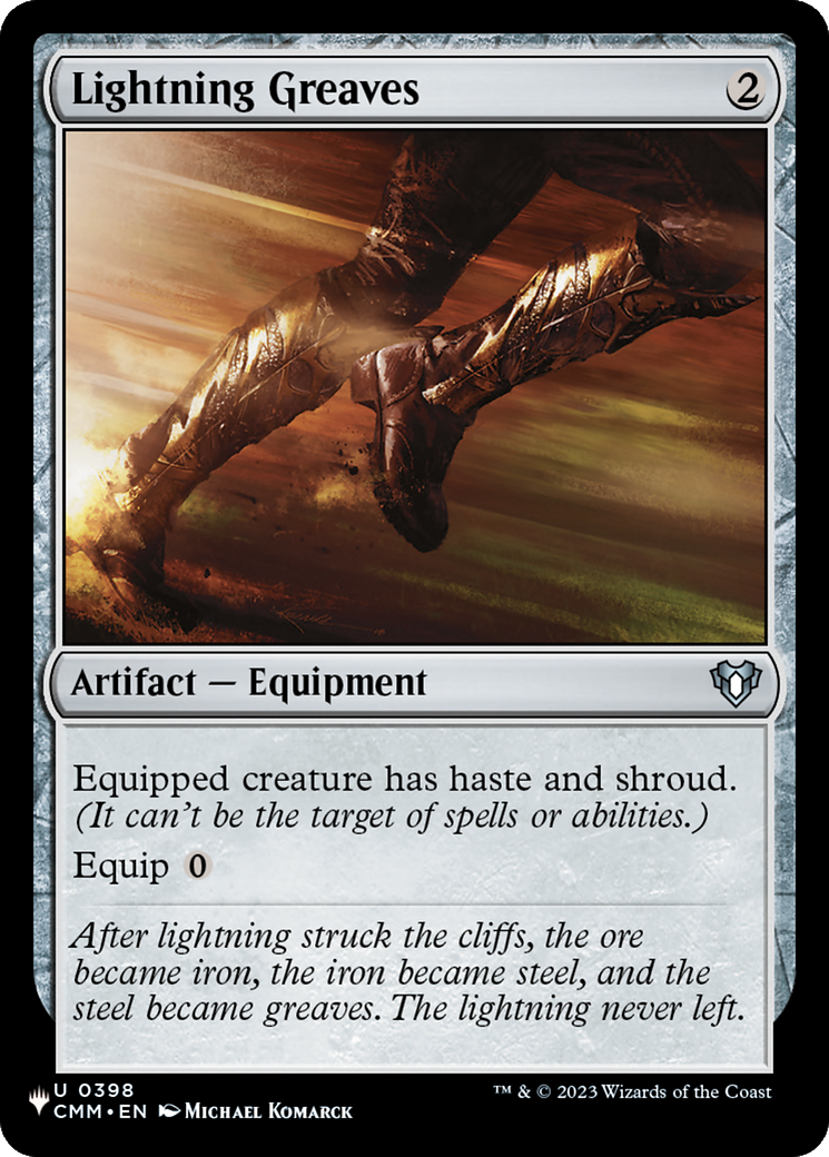 Lightning Greaves |  (CMM-398) [The List]