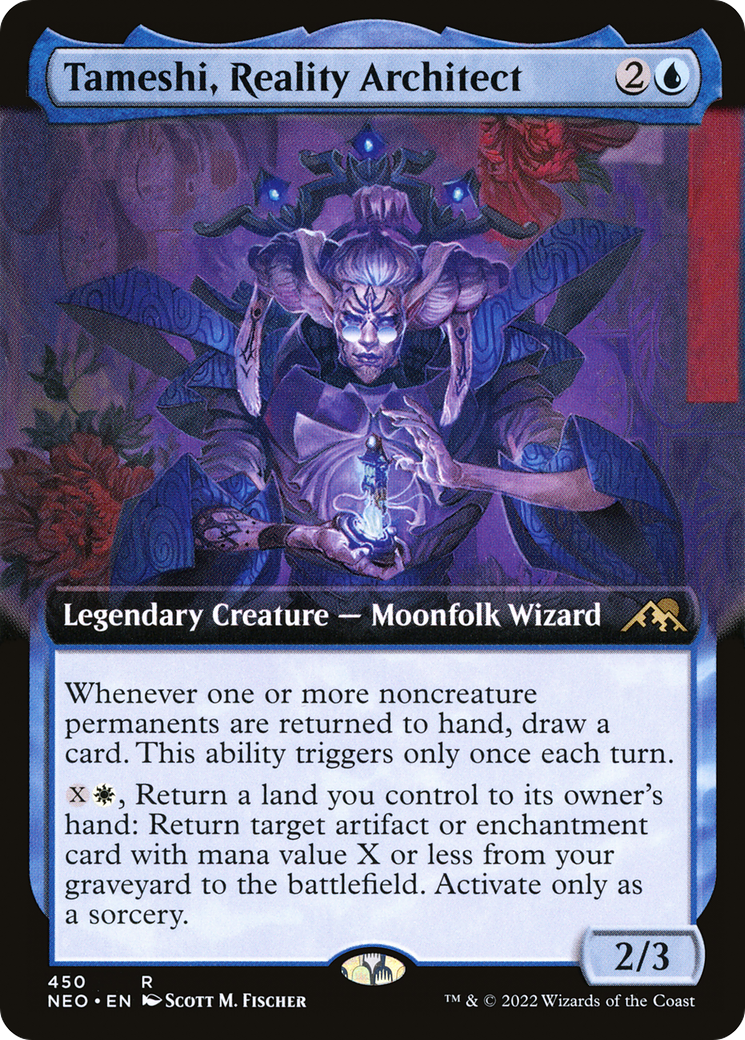 Tameshi, Reality Architect (Extended Art) [Kamigawa: Neon Dynasty] Foil