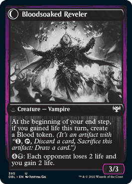Restless Bloodseeker // Bloodsoaked Reveler [Innistrad: Double Feature] Foil