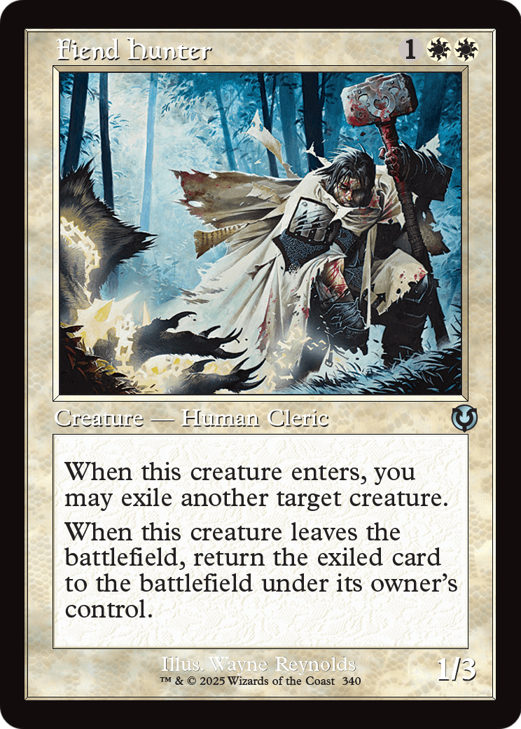 Fiend Hunter (Retro Frame) (-340) [Innistrad Remastered]