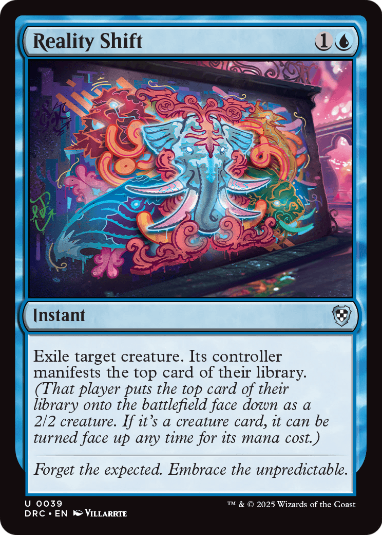 Reality Shift (-039) [Commander: Aetherdrift]