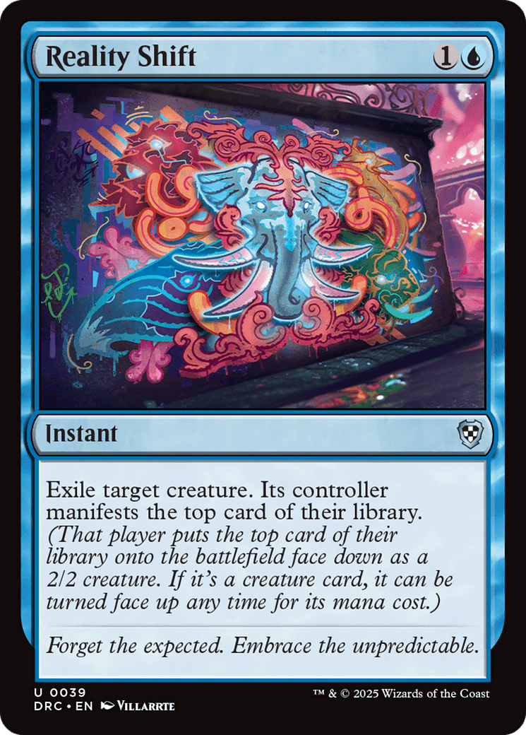 Reality Shift (-039) [Commander: Aetherdrift]