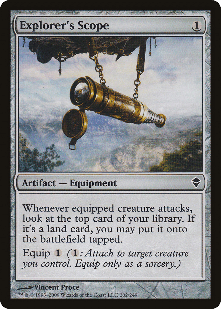 Explorer's Scope [Zendikar] Foil