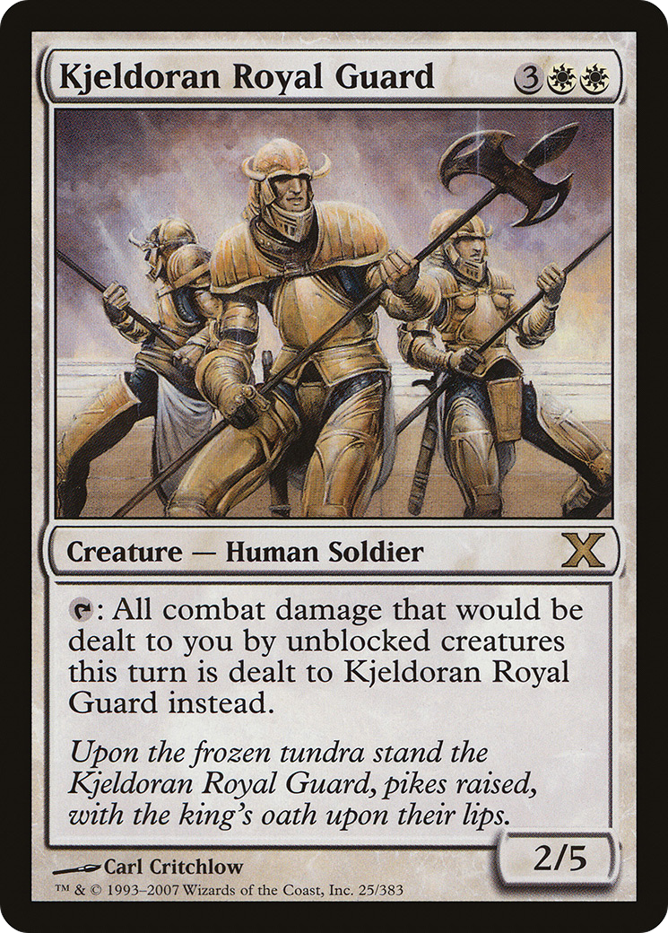 Kjeldoran Royal Guard [Tenth Edition] Foil