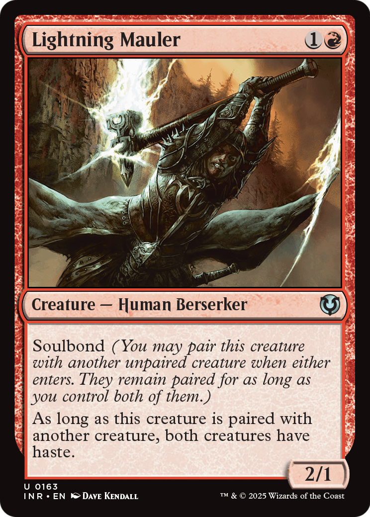 Lightning Mauler (-163) [Innistrad Remastered]  Foil