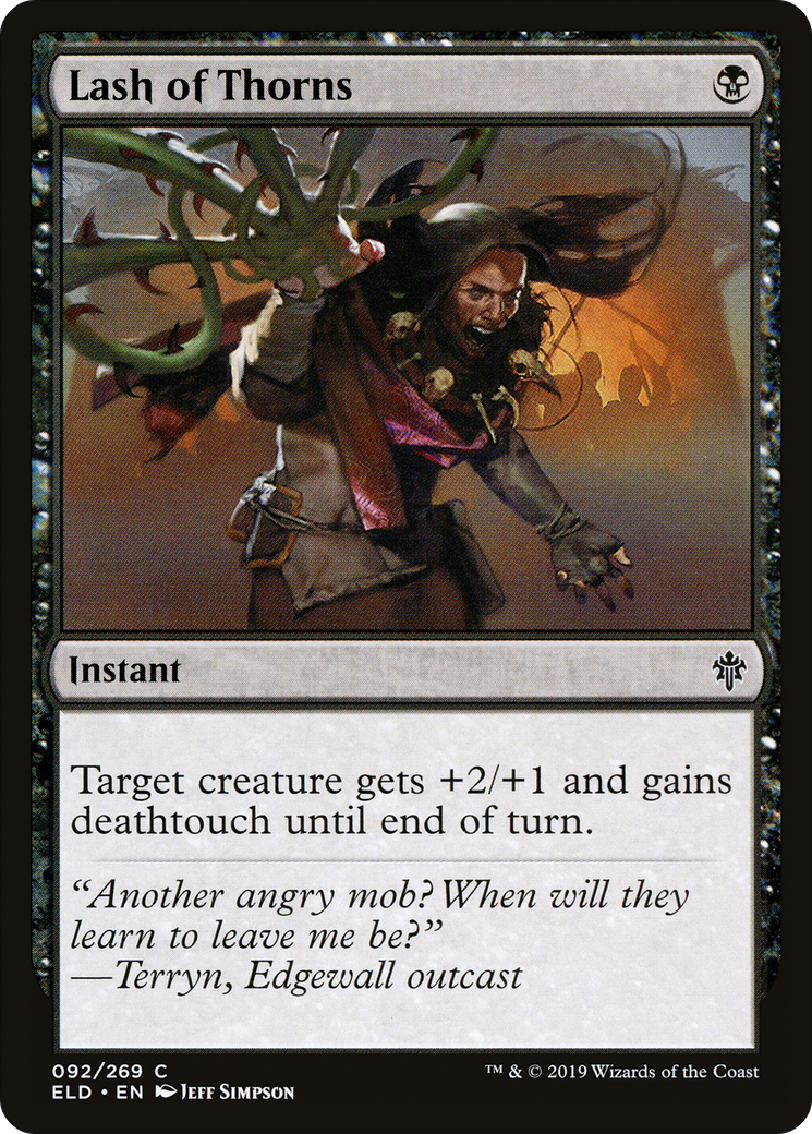 Lash of Thorns [Throne of Eldraine] Foil