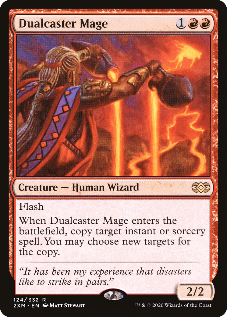 Dualcaster Mage [Double Masters] Foil