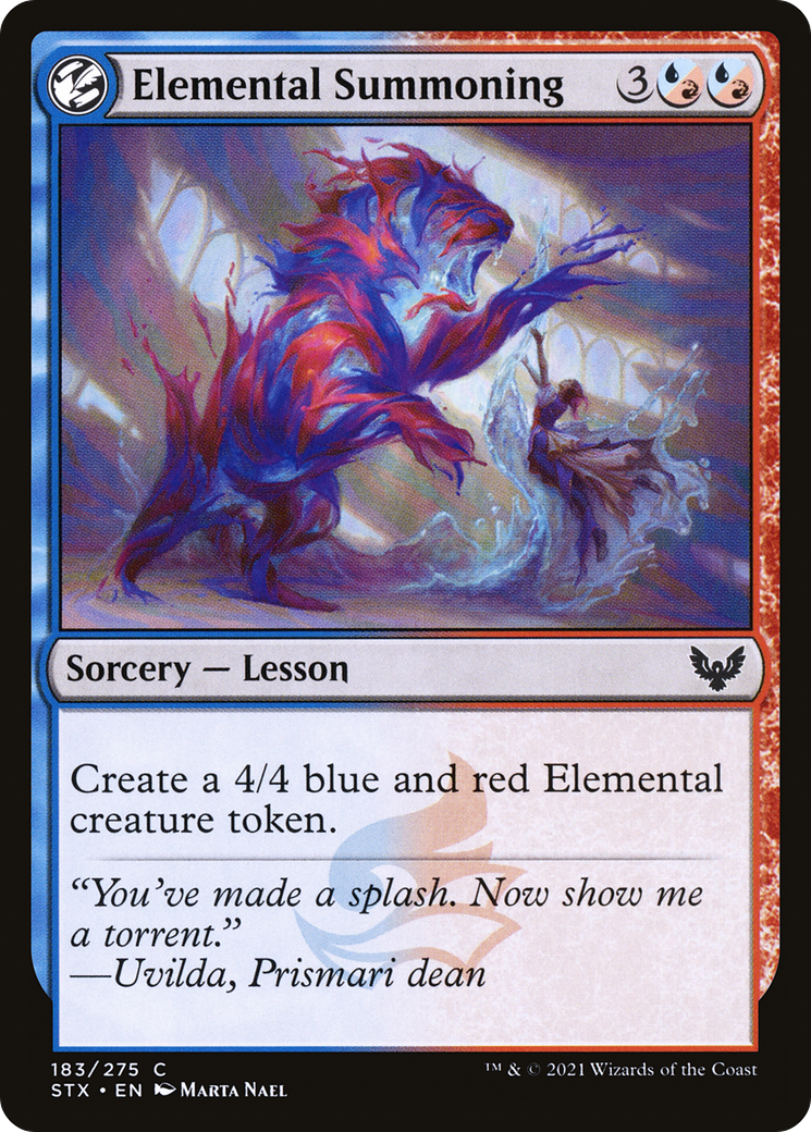 Elemental Summoning [Strixhaven: School of Mages] Foil