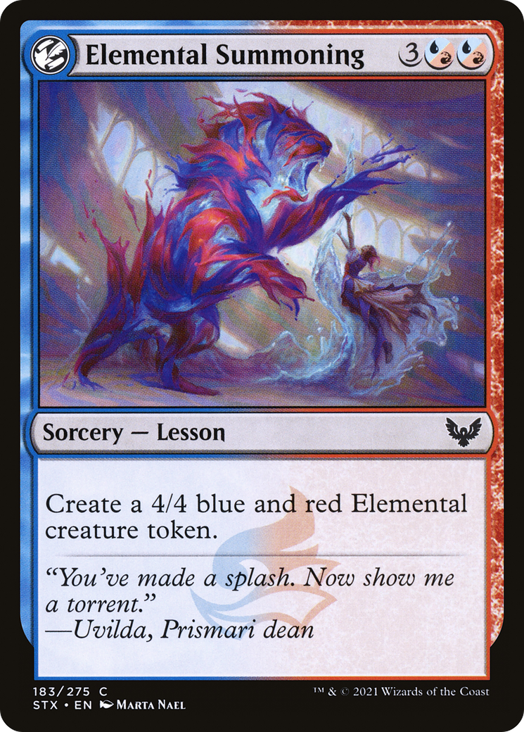 Elemental Summoning [Strixhaven: School of Mages] Foil