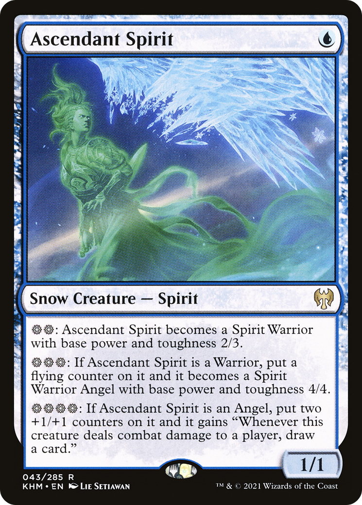 Ascendant Spirit [Kaldheim] Foil