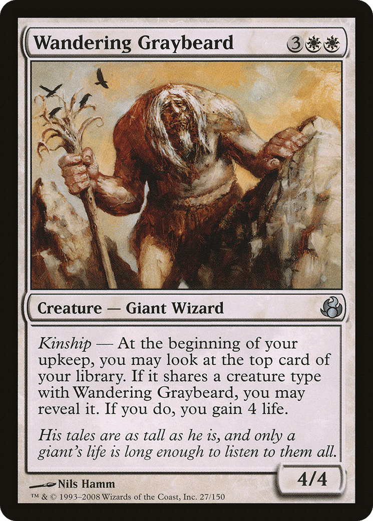 Wandering Graybeard [Morningtide] Foil