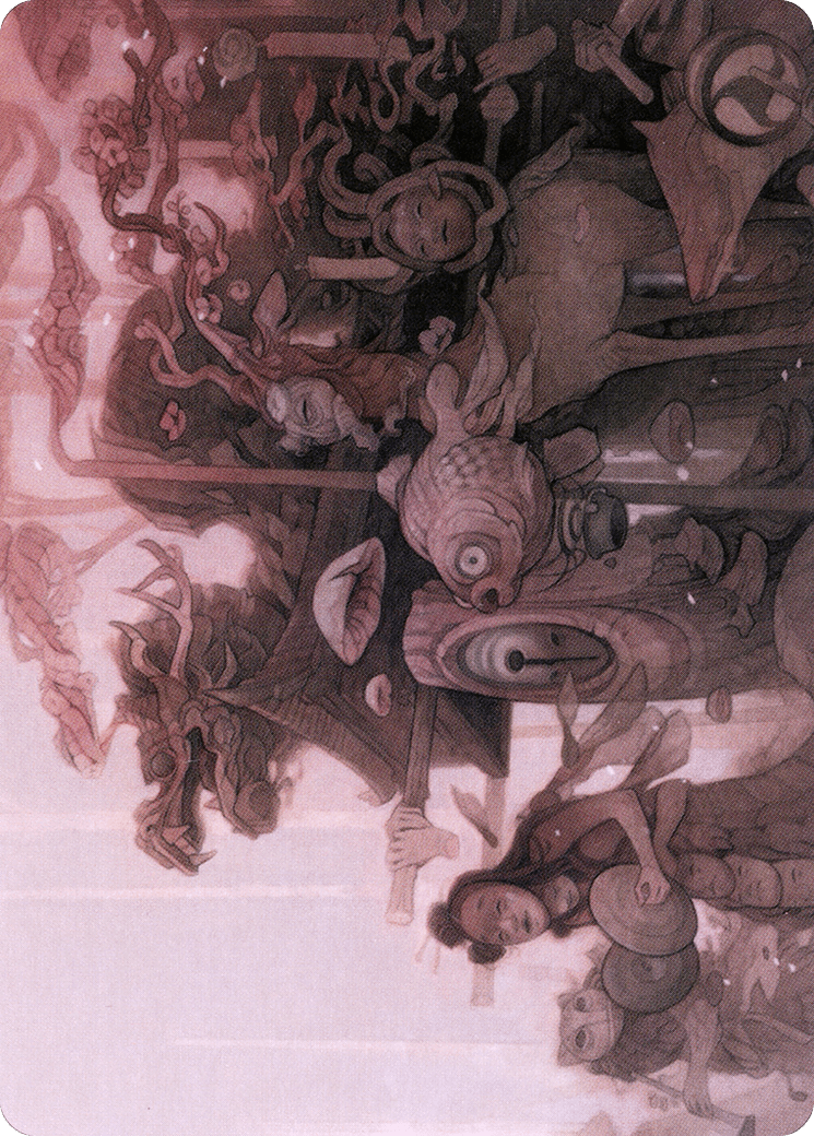March of Burgeoning Life // March of Burgeoning Life (ANEO-029) - Neon Dynasty Art Series (Borderless)