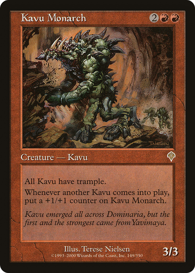 Kavu Monarch [Invasion] Foil
