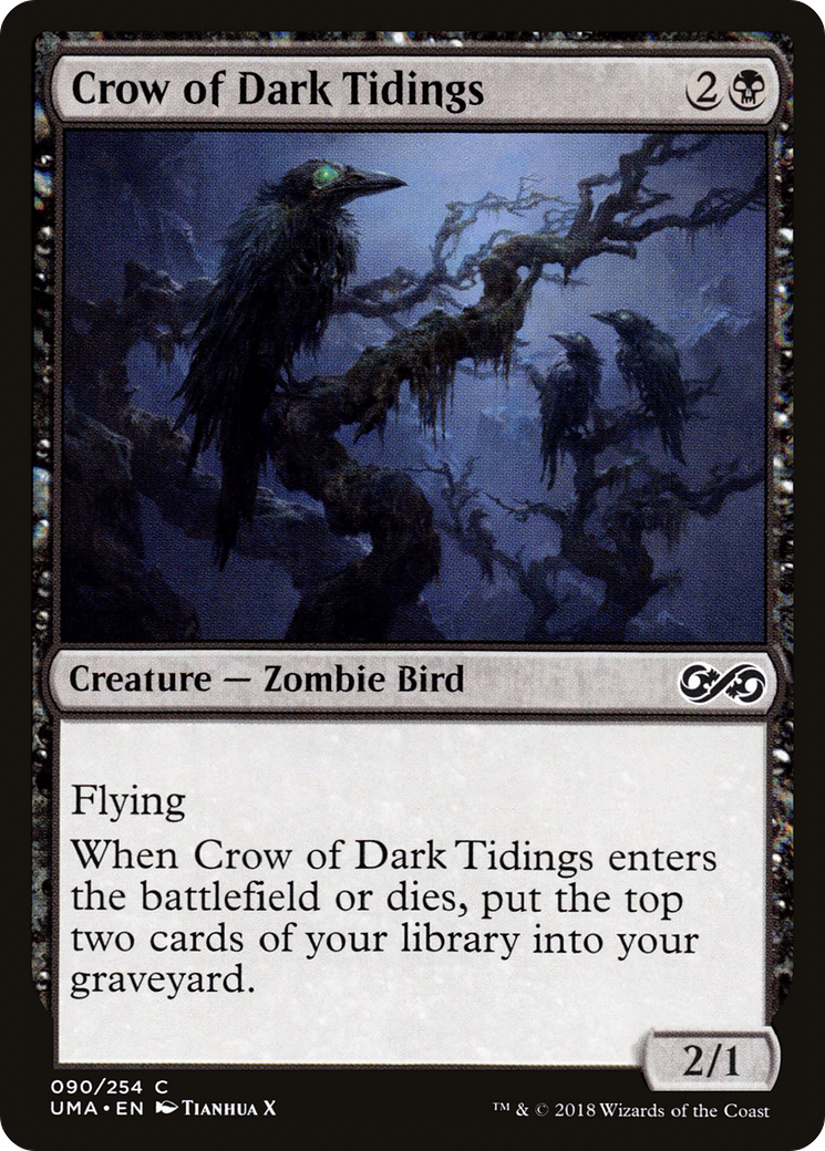 Crow of Dark Tidings [Ultimate Masters] Foil