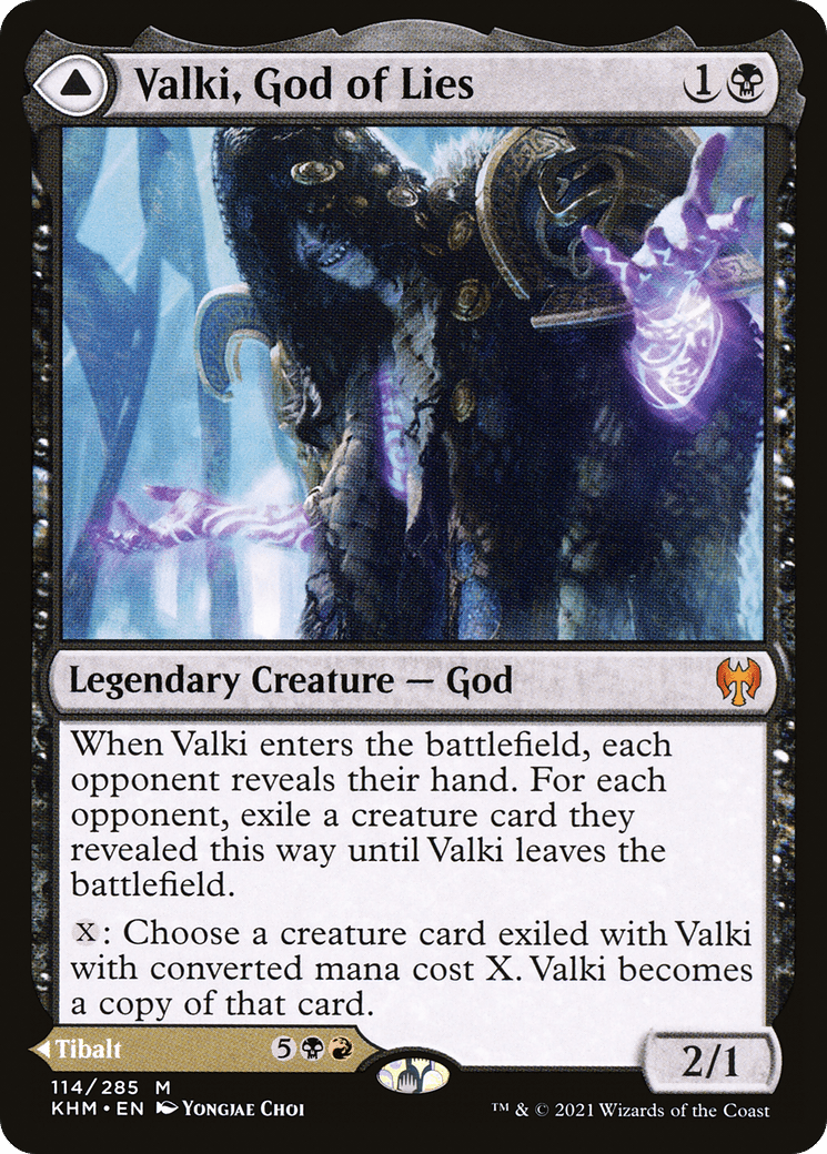 Valki, God of Lies // Tibalt, Cosmic Impostor [Kaldheim] Foil