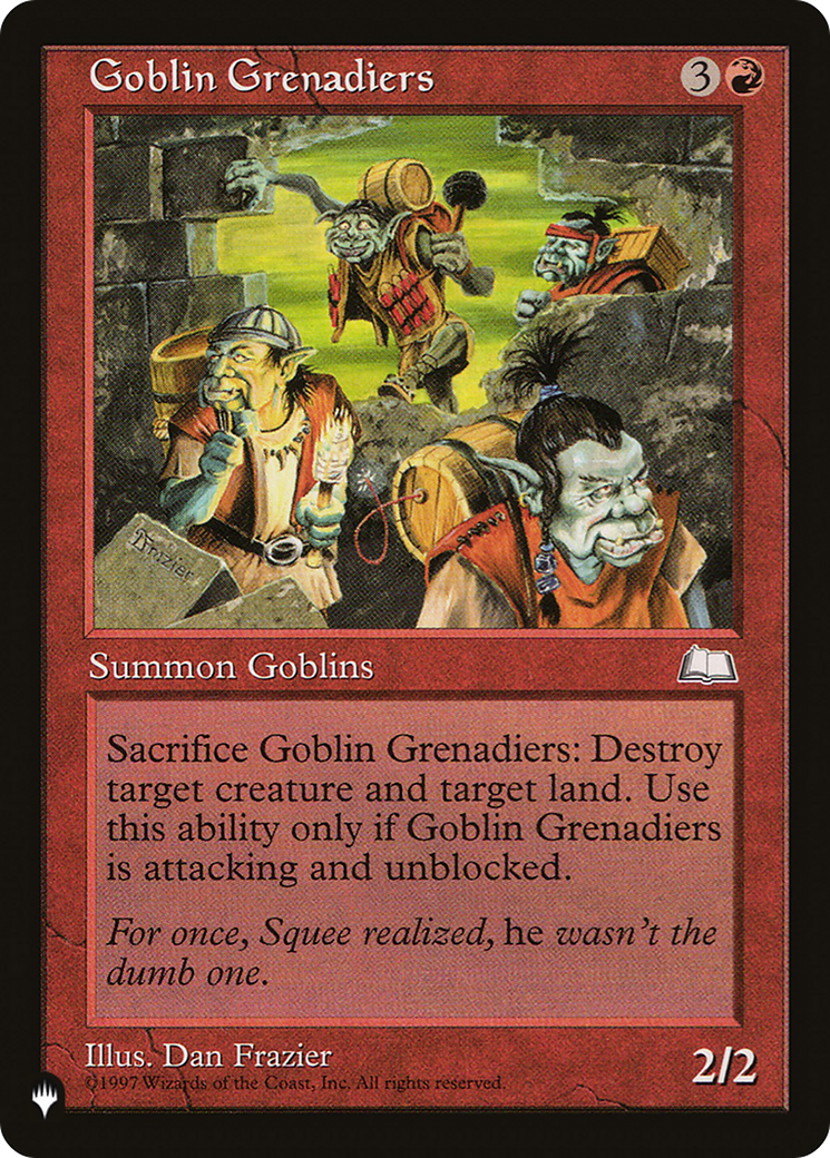 Goblin Grenadiers |  (WTH-104) [The List]