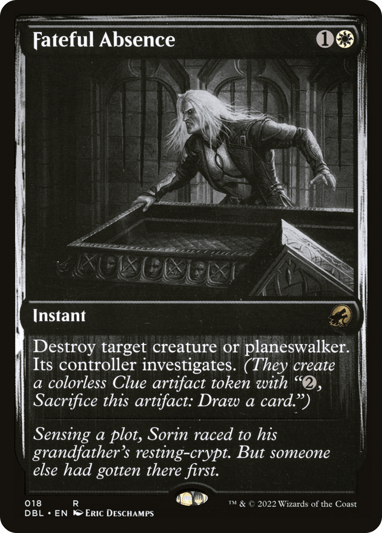 Fateful Absence [Innistrad: Double Feature] Foil