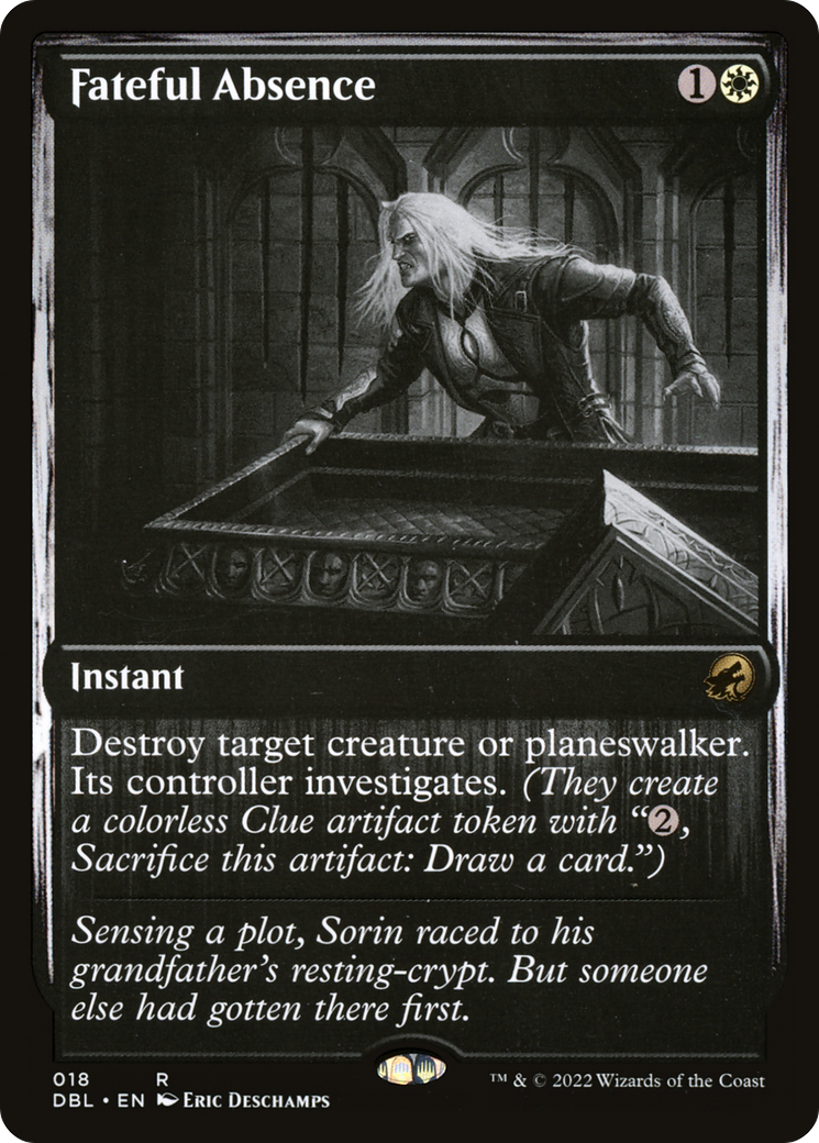 Fateful Absence [Innistrad: Double Feature] Foil