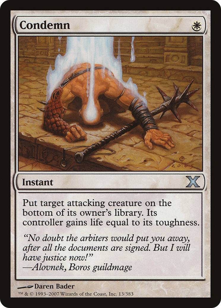Condemn [Tenth Edition] Foil