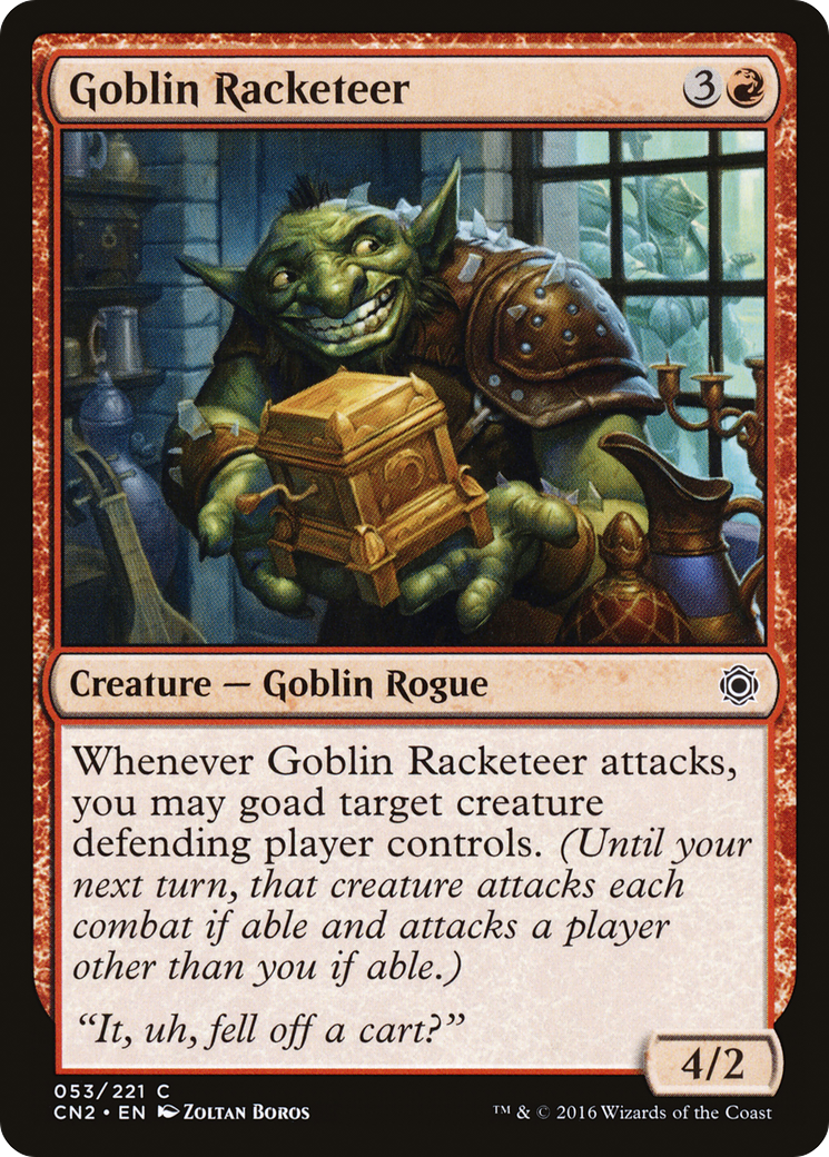 Goblin Racketeer [Conspiracy: Take the Crown] Foil