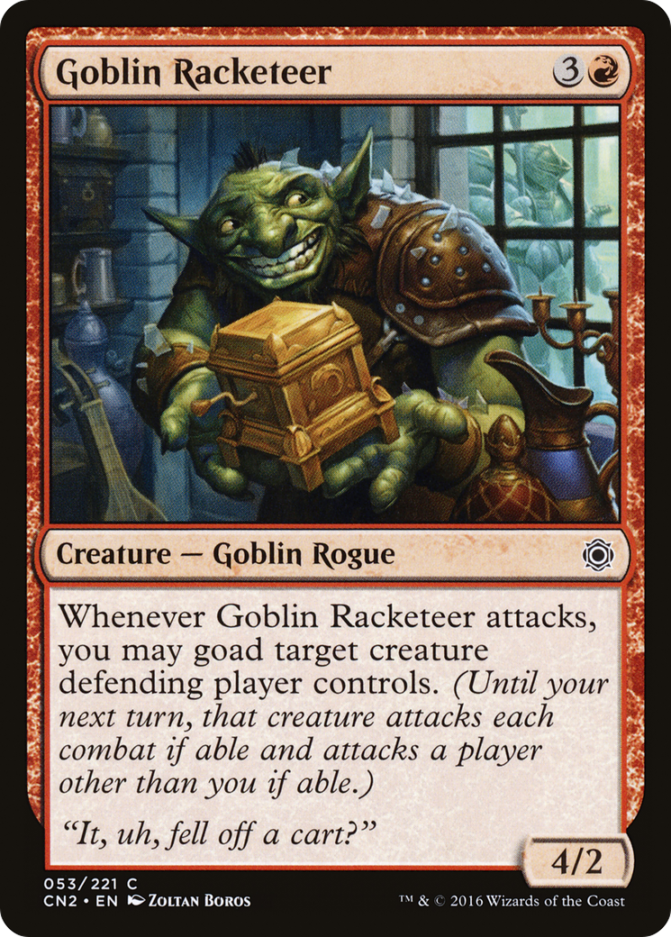 Goblin Racketeer [Conspiracy: Take the Crown] Foil