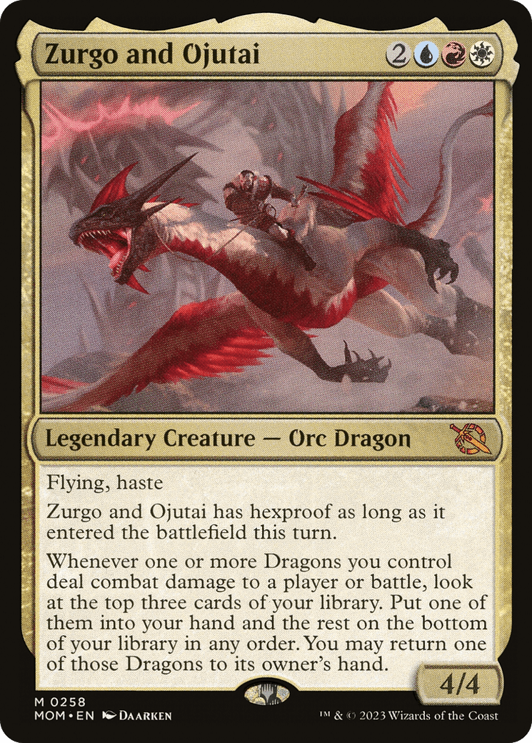 Zurgo and Ojutai [March of the Machine] Foil