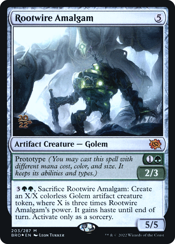 Rootwire Amalgam (PBRO-203S) - The Brothers' War Promos Foil