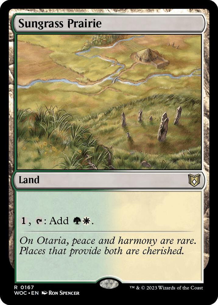 Sungrass Prairie 167 (Commander: Wilds of Eldraine) 