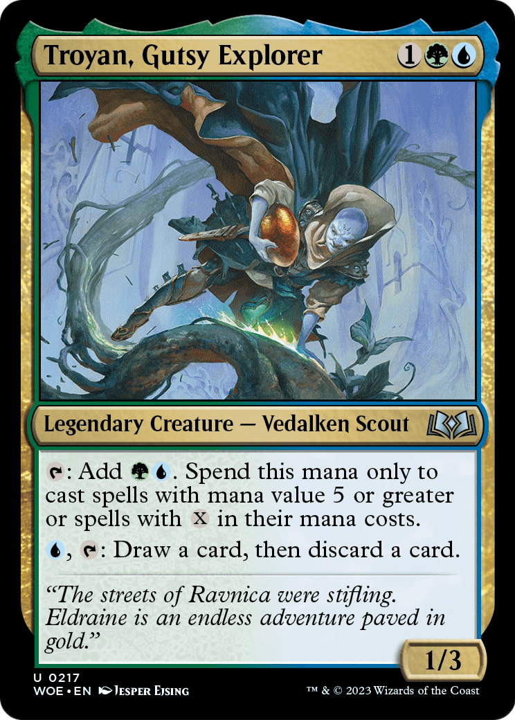 Troyan, Gutsy Explorer [Wilds of Eldraine] Foil