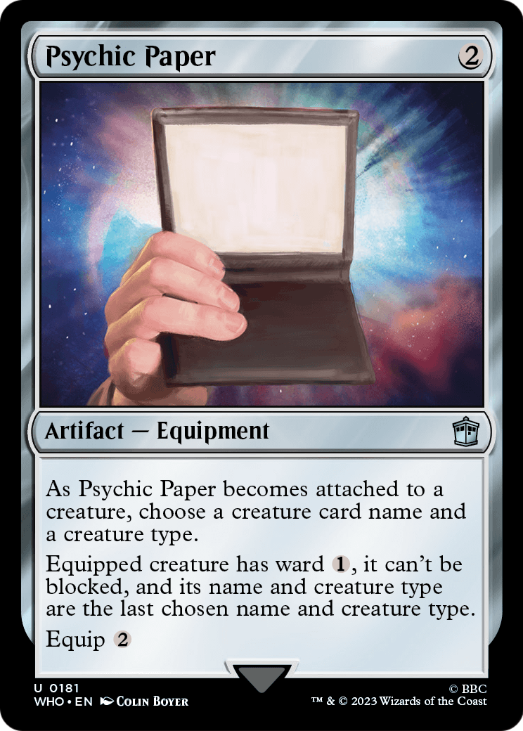 Psychic Paper [Doctor Who] Foil