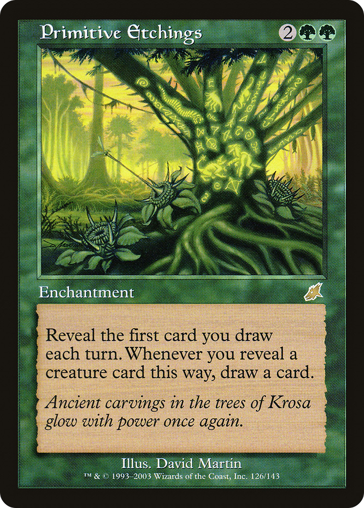 Primitive Etchings [Scourge] Foil
