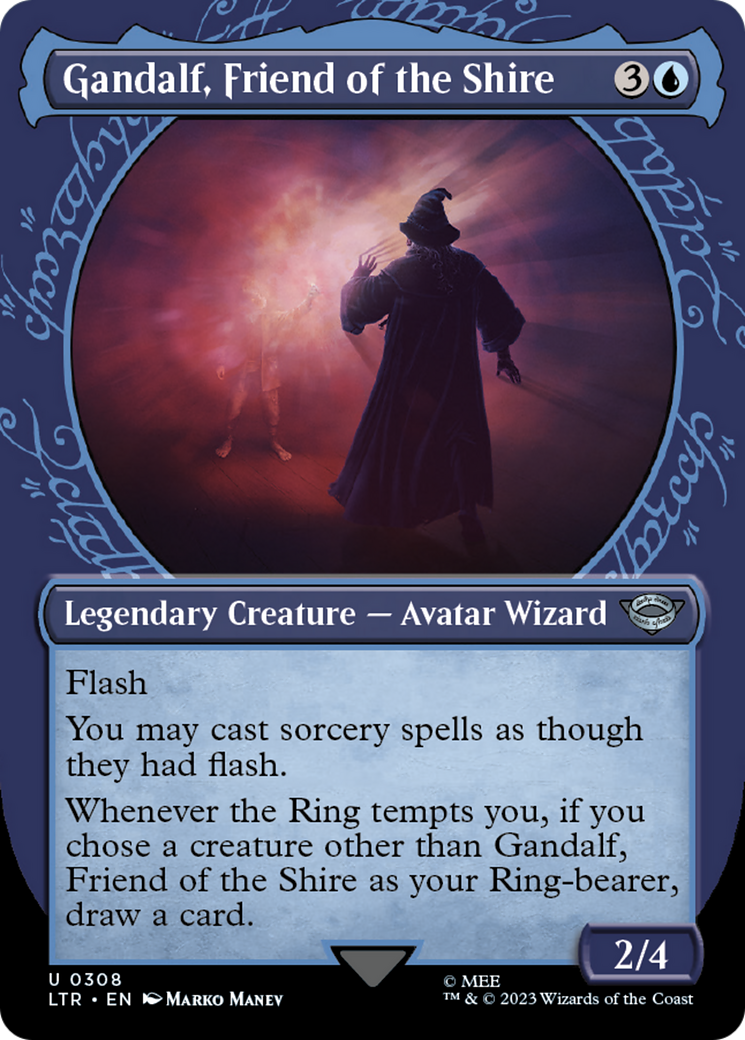 Gandalf, Friend of the Shire (Showcase Ring Frame) [The Lord of the Rings: Tales of Middle-Earth] Foil