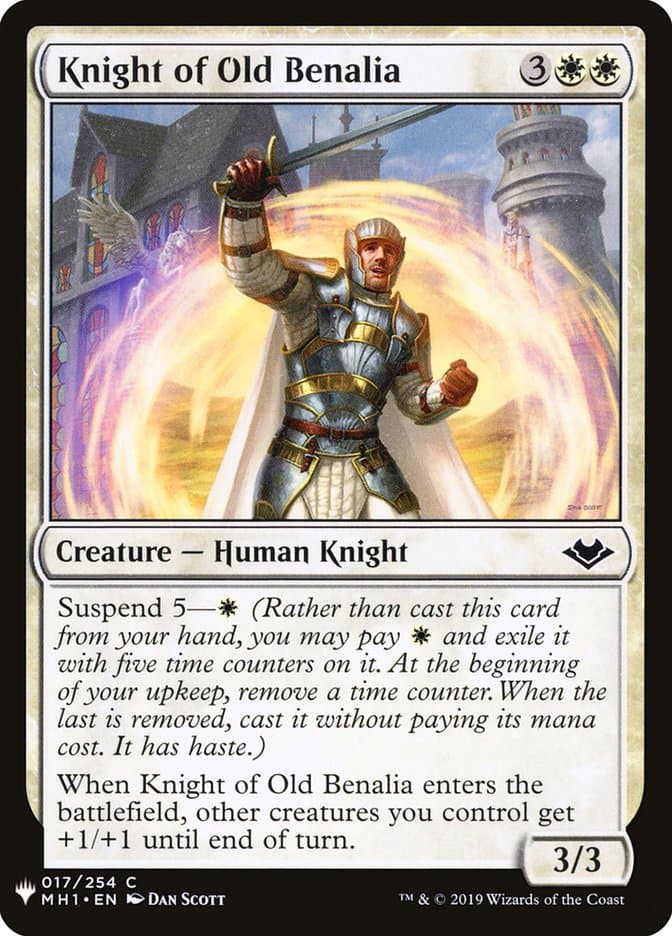 Knight of Old Benalia |  (MH1-17) [The List]