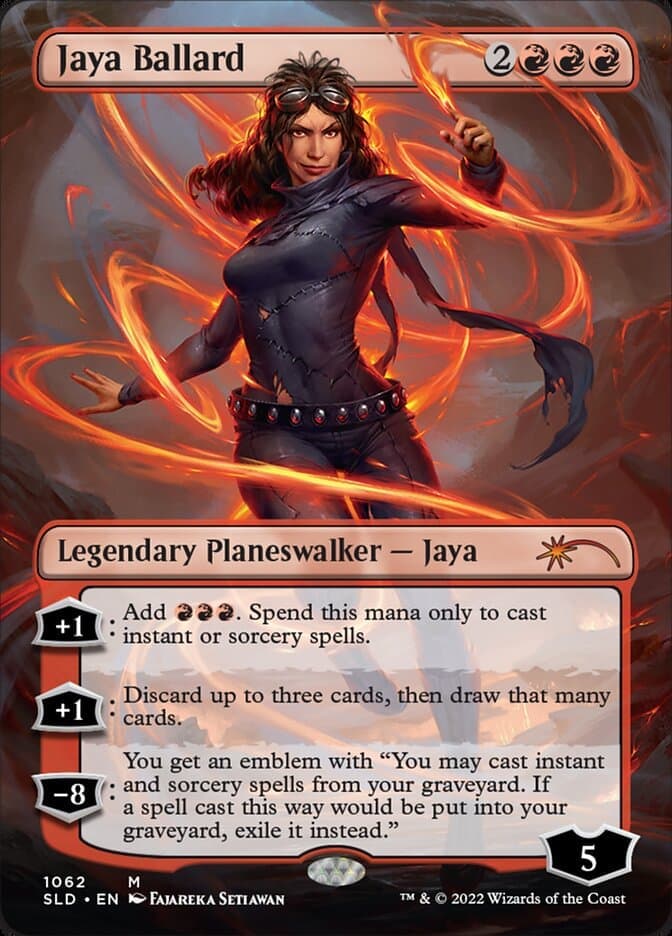 Jaya Ballard (Borderless) [Secret Lair Drop Series] Foil