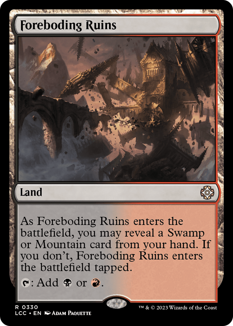 Foreboding Ruins [The Lost Caverns of Ixalan Commander]