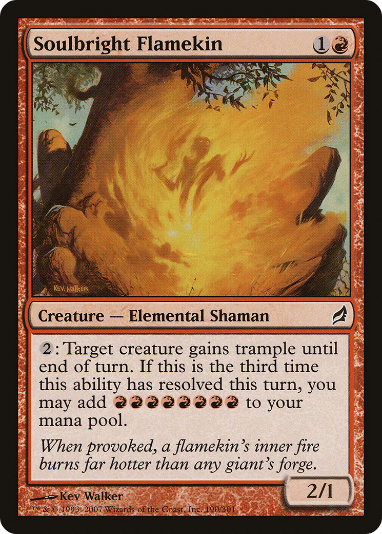 Soulbright Flamekin [Lorwyn] Foil