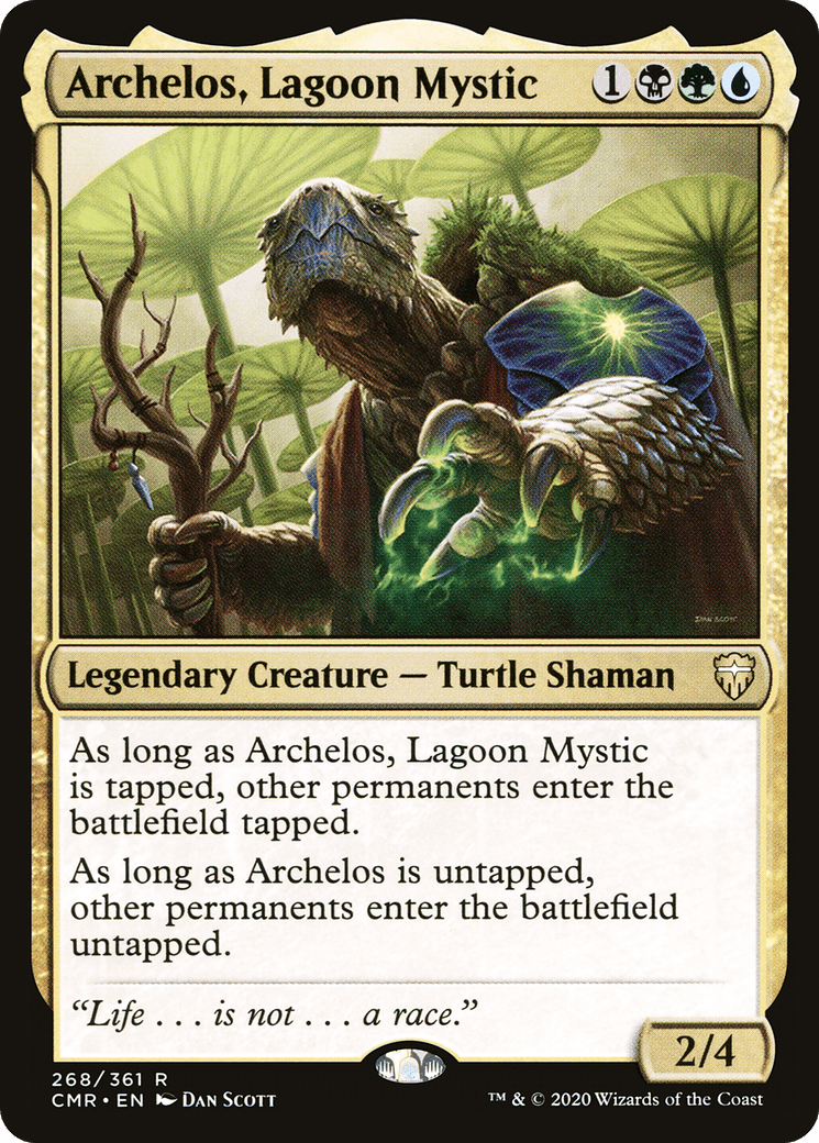 Archelos, Lagoon Mystic [Commander Legends] Foil