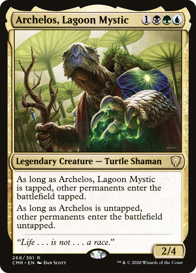 Archelos, Lagoon Mystic [Commander Legends] Foil