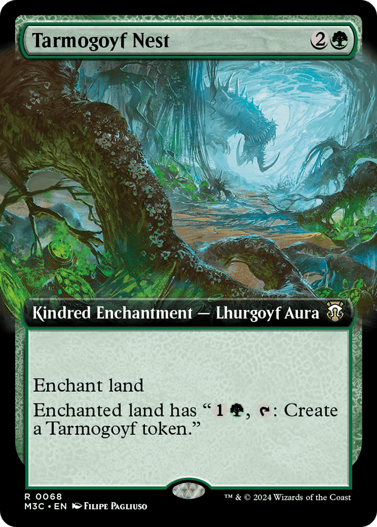 Tarmogoyf Nest (Extended Art) [Modern Horizons 3 Commander] Foil