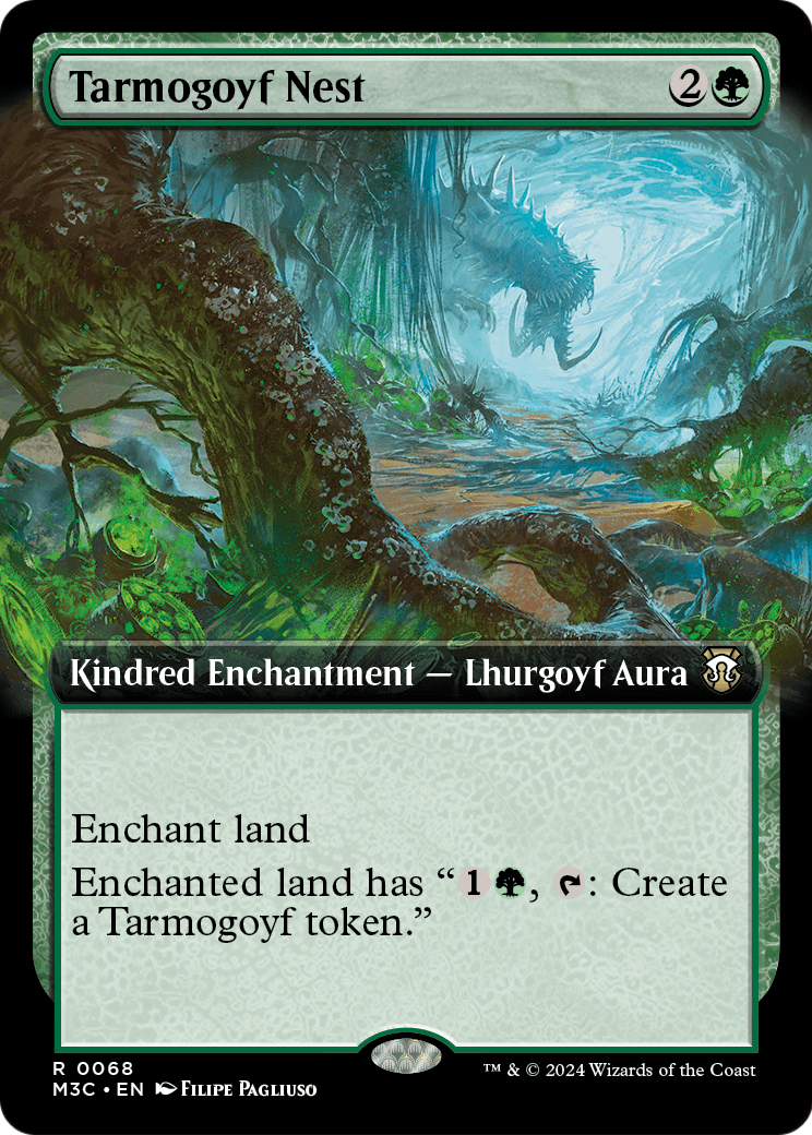 Tarmogoyf Nest (Extended Art) [Modern Horizons 3 Commander] Foil