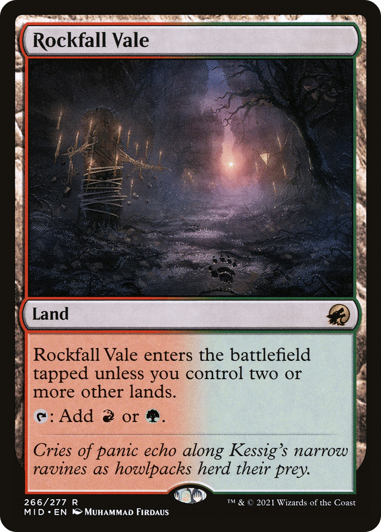 Rockfall Vale [Innistrad: Midnight Hunt] Foil