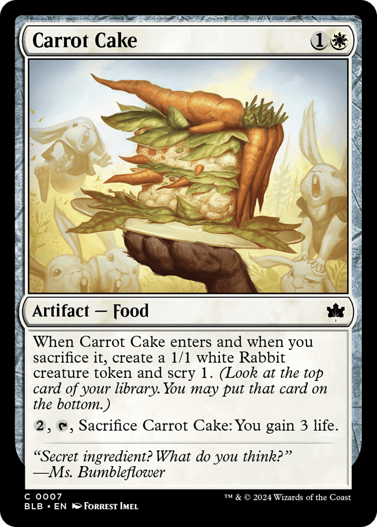 Carrot Cake [Bloomburrow] Foil