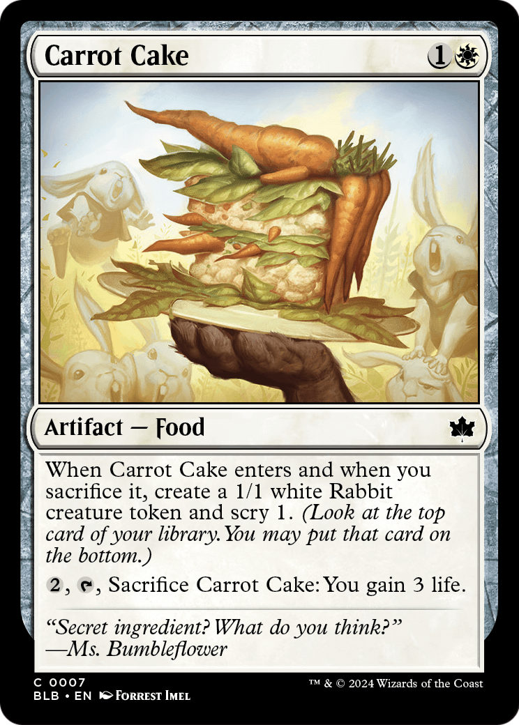 Carrot Cake [Bloomburrow] Foil