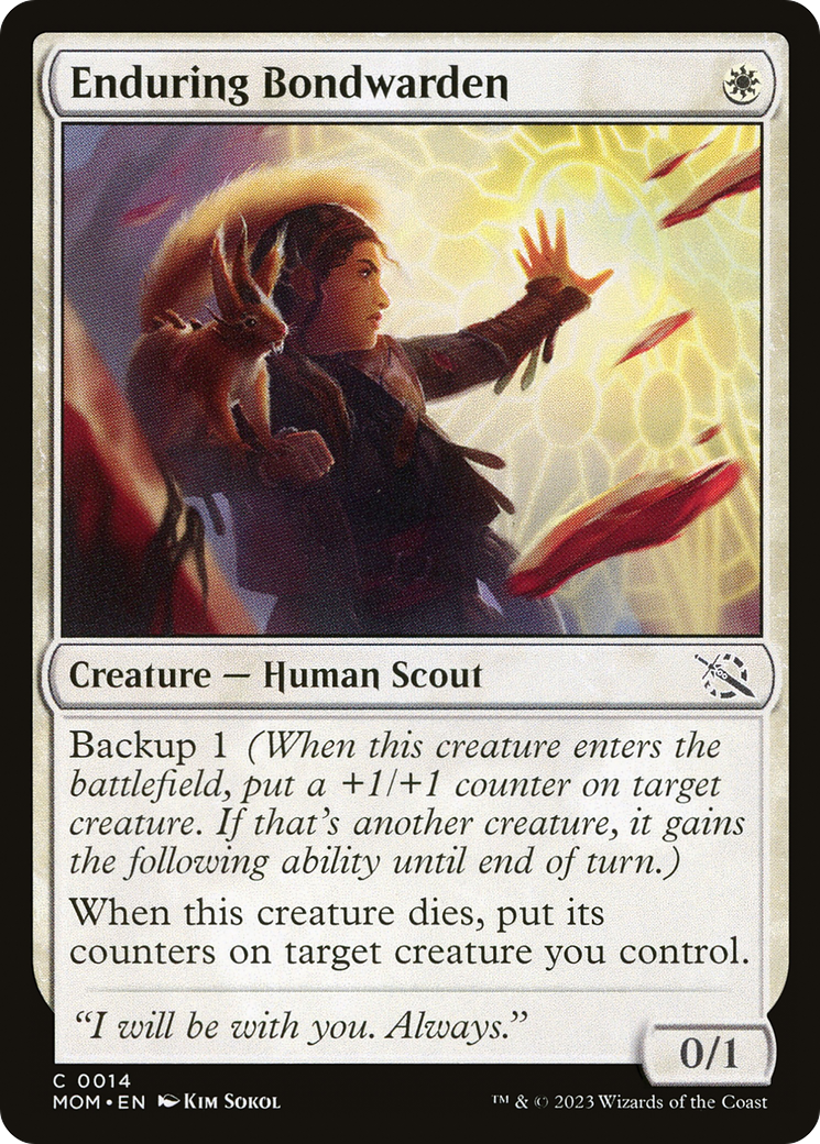 Enduring Bondwarden [March of the Machine] Foil