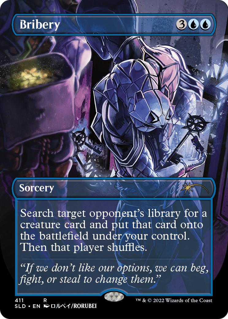 Bribery (Borderless) [Secret Lair Drop Series] Foil