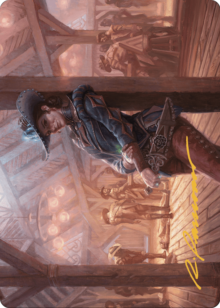 Marchesa, Dealer of Death // Marchesa, Dealer of Death (AOTJ-027) - Outlaws of Thunder Junction Art Series (Borderless) Foil