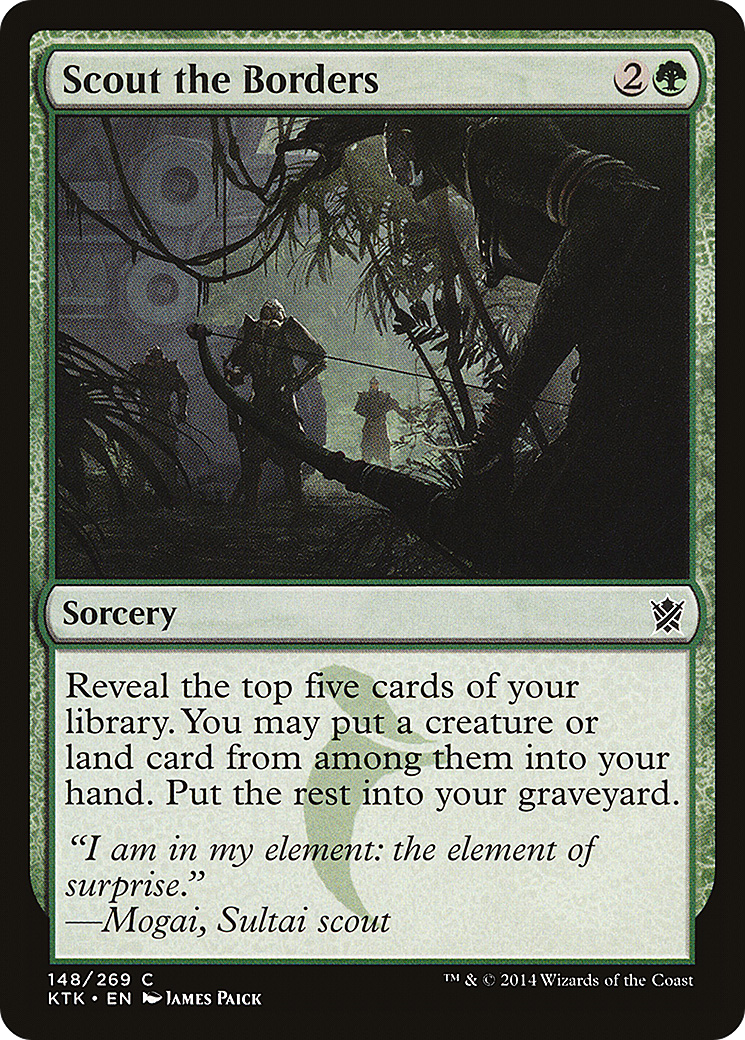 Scout the Borders [Khans of Tarkir] Foil