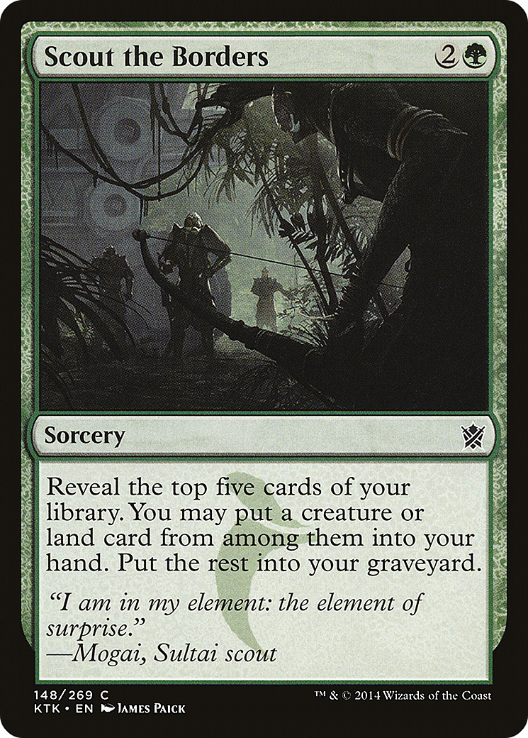 Scout the Borders [Khans of Tarkir] Foil